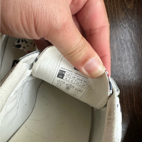 Veja 3 Lock leather sneakers, Terrazzo print - Picture 5 of 7